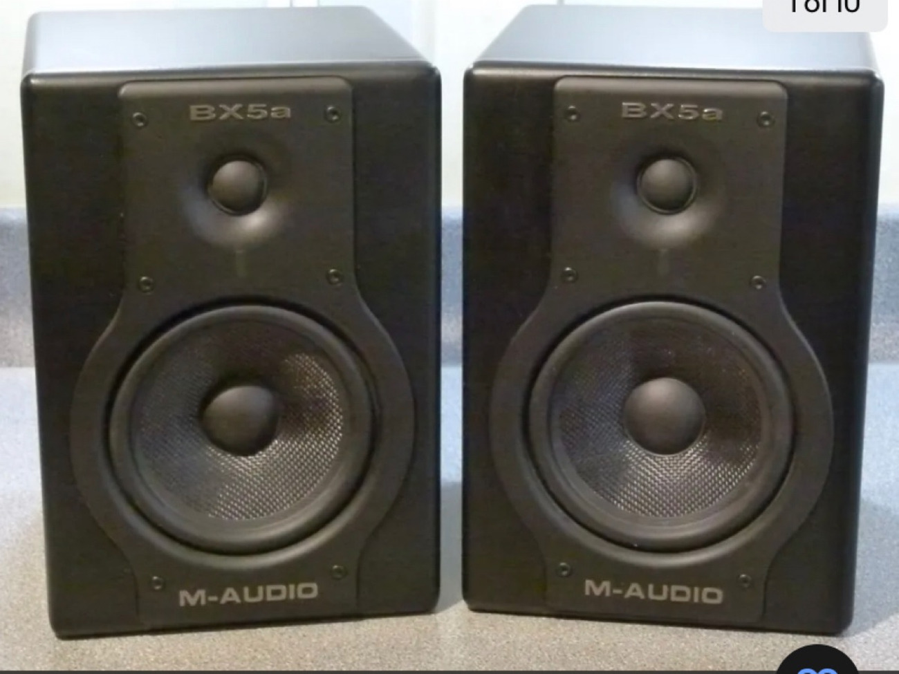 M-audio bx5 active monitors pair 