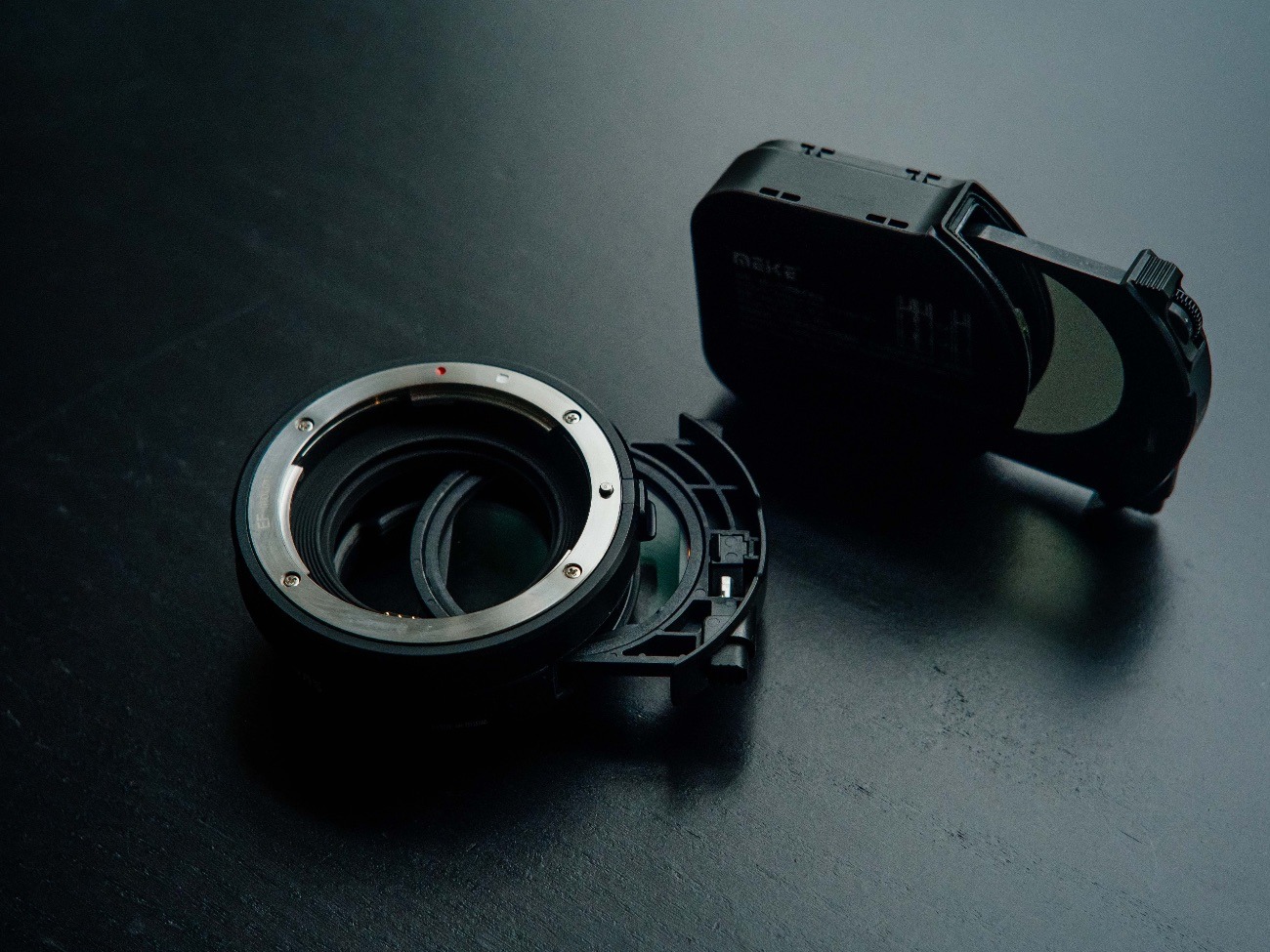 Meike e-mount to ef adapter with variable nd, sigma mc-11
