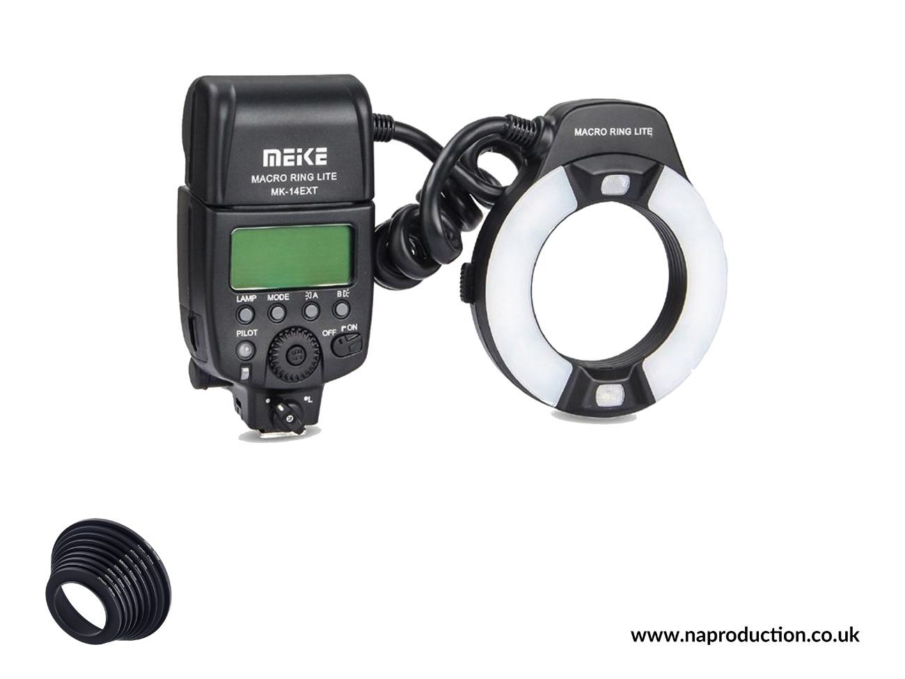 Meike mk-14ext macro ring flash gun