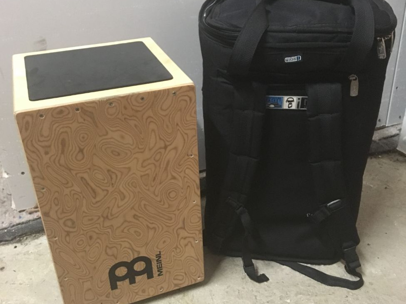 Meinl cajon & pro racket rucksack/carry bag