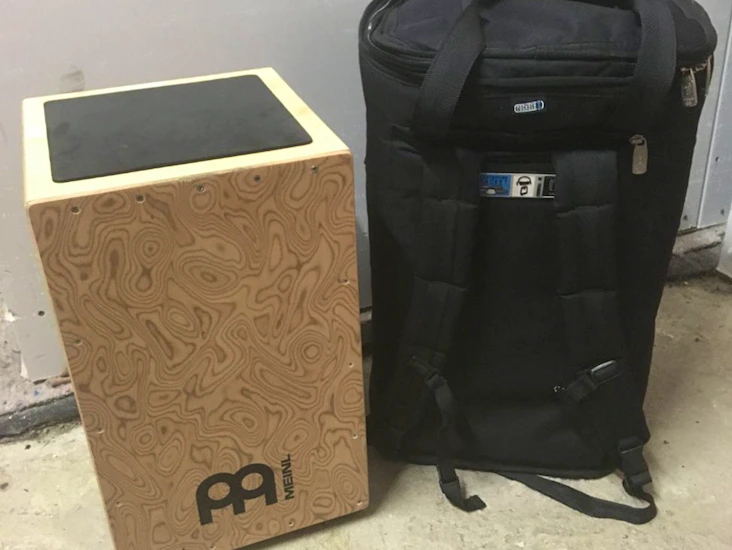 Meinl cajon & pro racket rucksack/carry bag