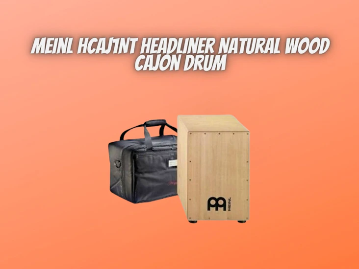 Meinl hcaj1nt headliner natural wood cajon drum