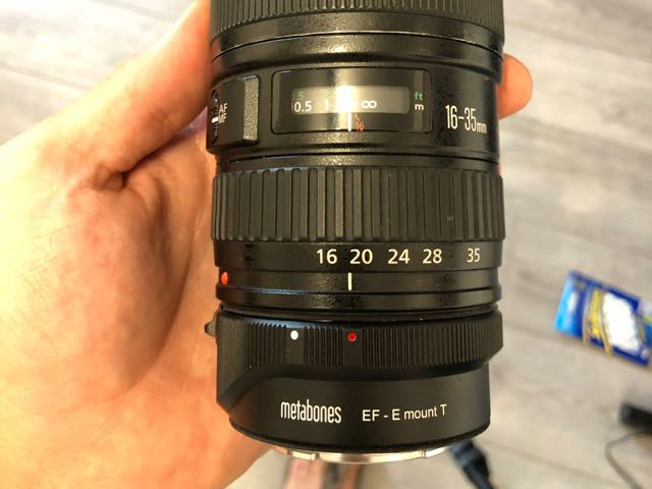 Metabones v and canon 16-35 f2.8 l