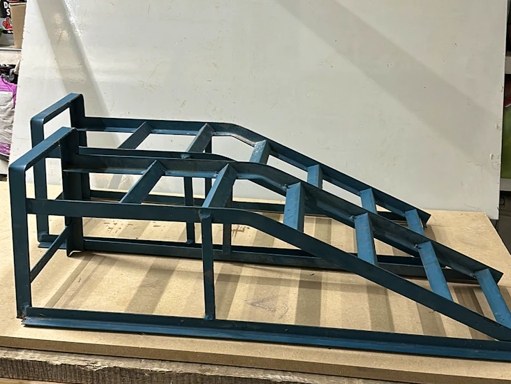 Metal car ramps