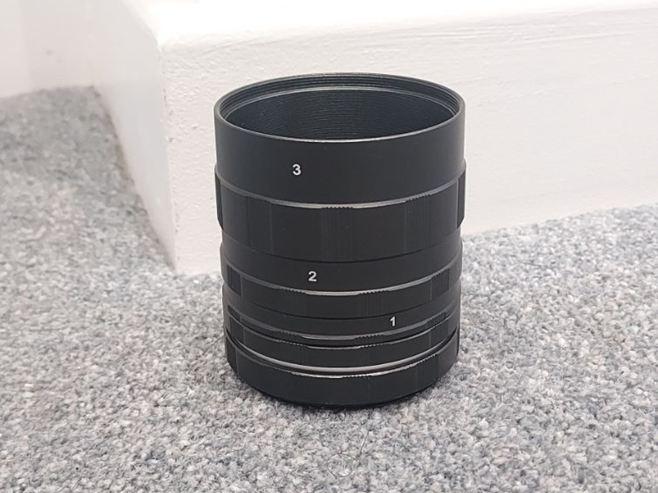 Metal extension tube for sony e-mount lenses (5 pieces)
