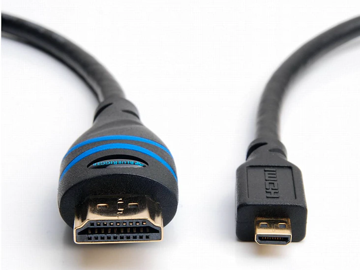 2x gopro micro hdmi + usb c custom combo cable (3m)