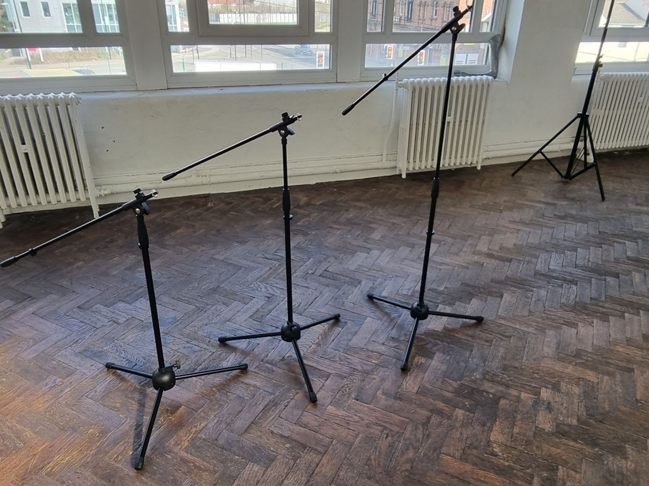 Microphone mic stand boom