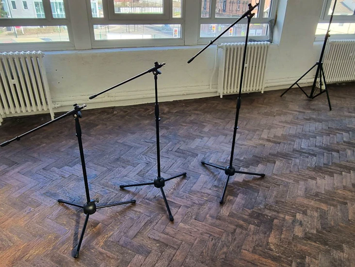 Microphone mic stand boom