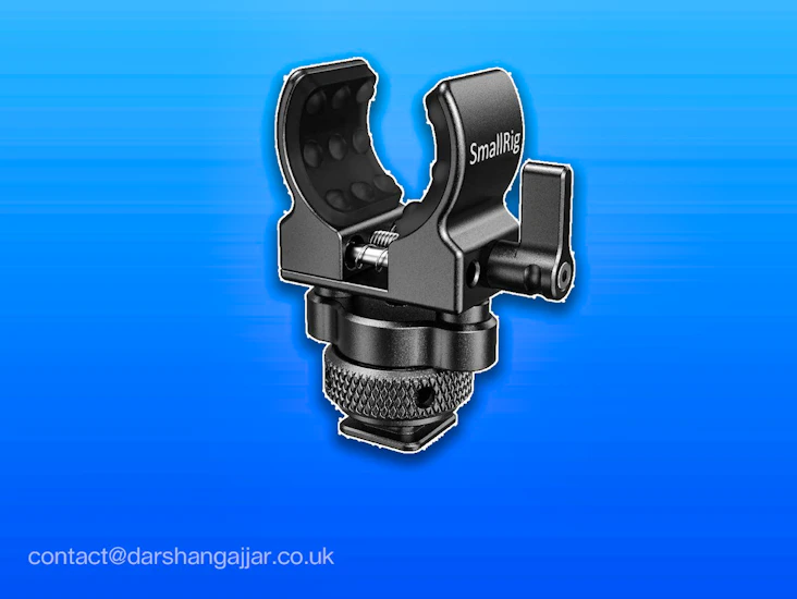 Microphone mount - small rig (for shotgun / rifle) cold shoe