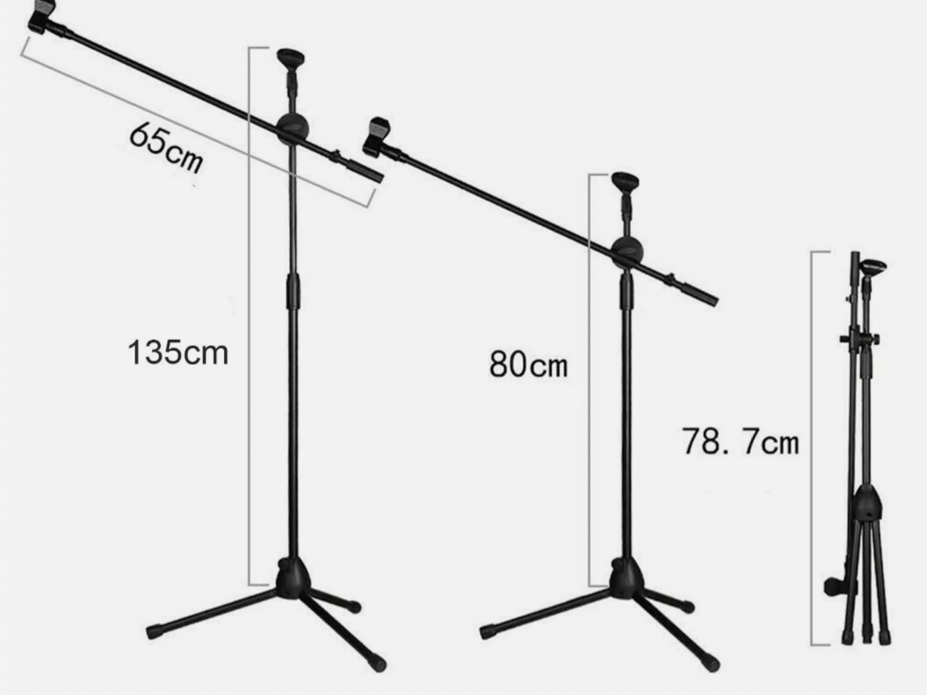 Microphone stand holder stage studio singer speaker tripod