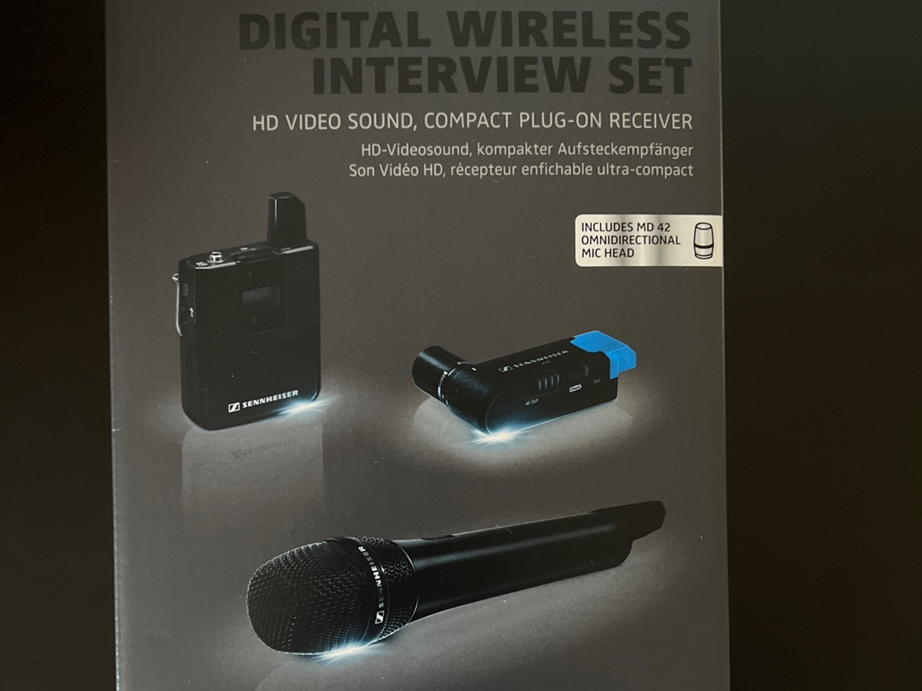 Microphone wireless interview set