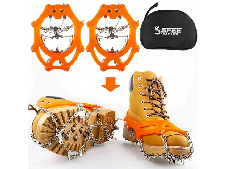 Microspikes for hiking local mountains