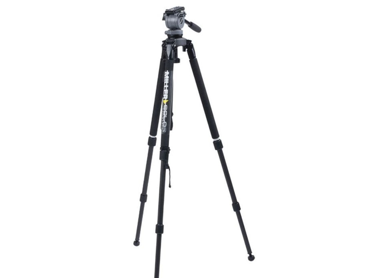 Miller ds10 tripod with solo carbon fibre legs & bag