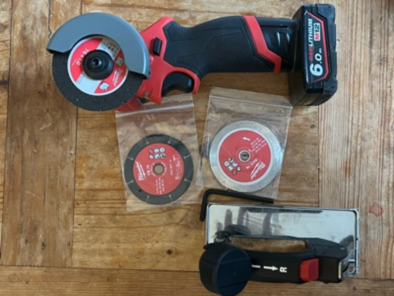 Rent Milwaukee Cut Off tool mini angle grinder/tile cutter from