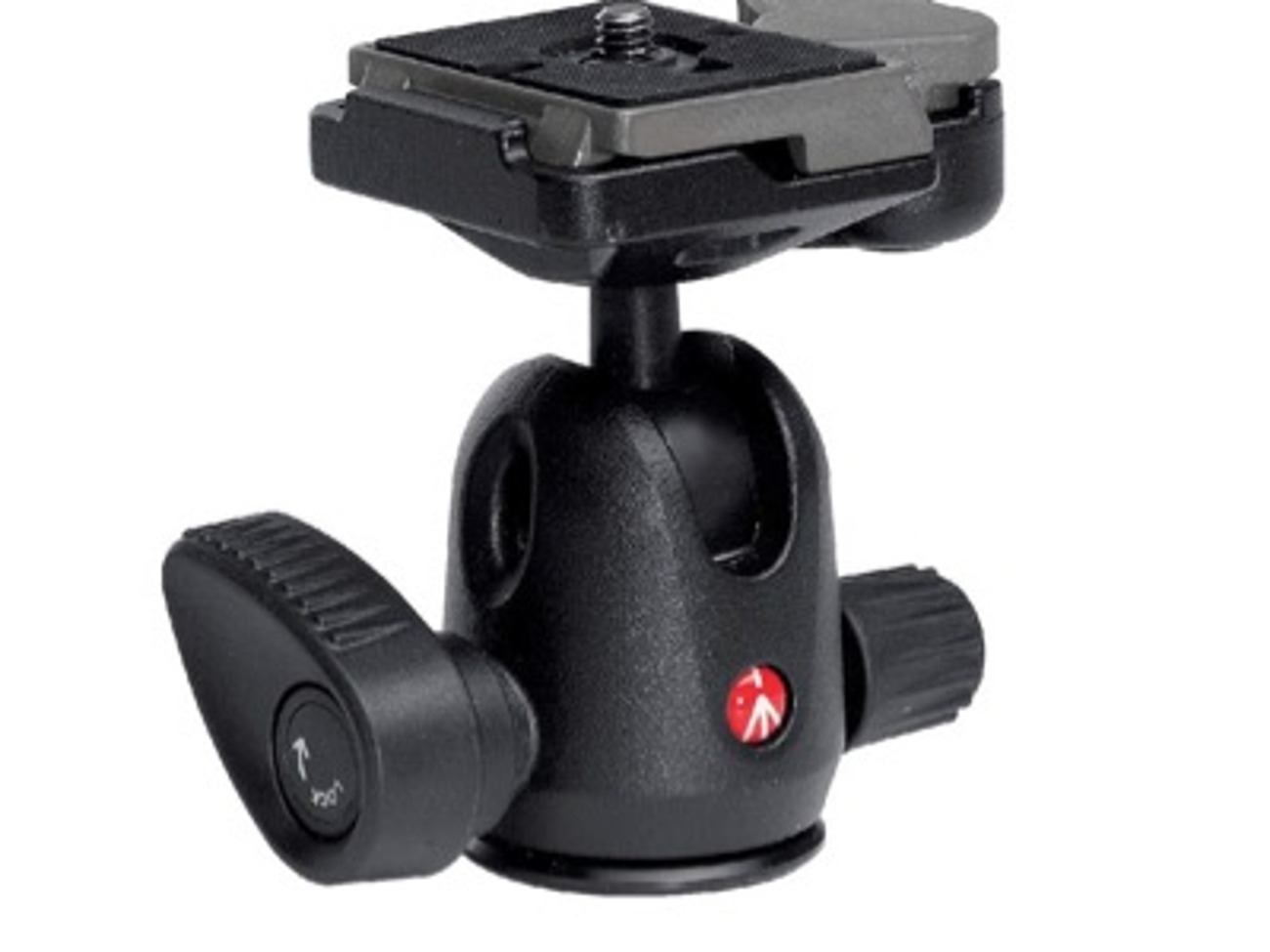 Mini ball tripod head with rc2 quick release plate