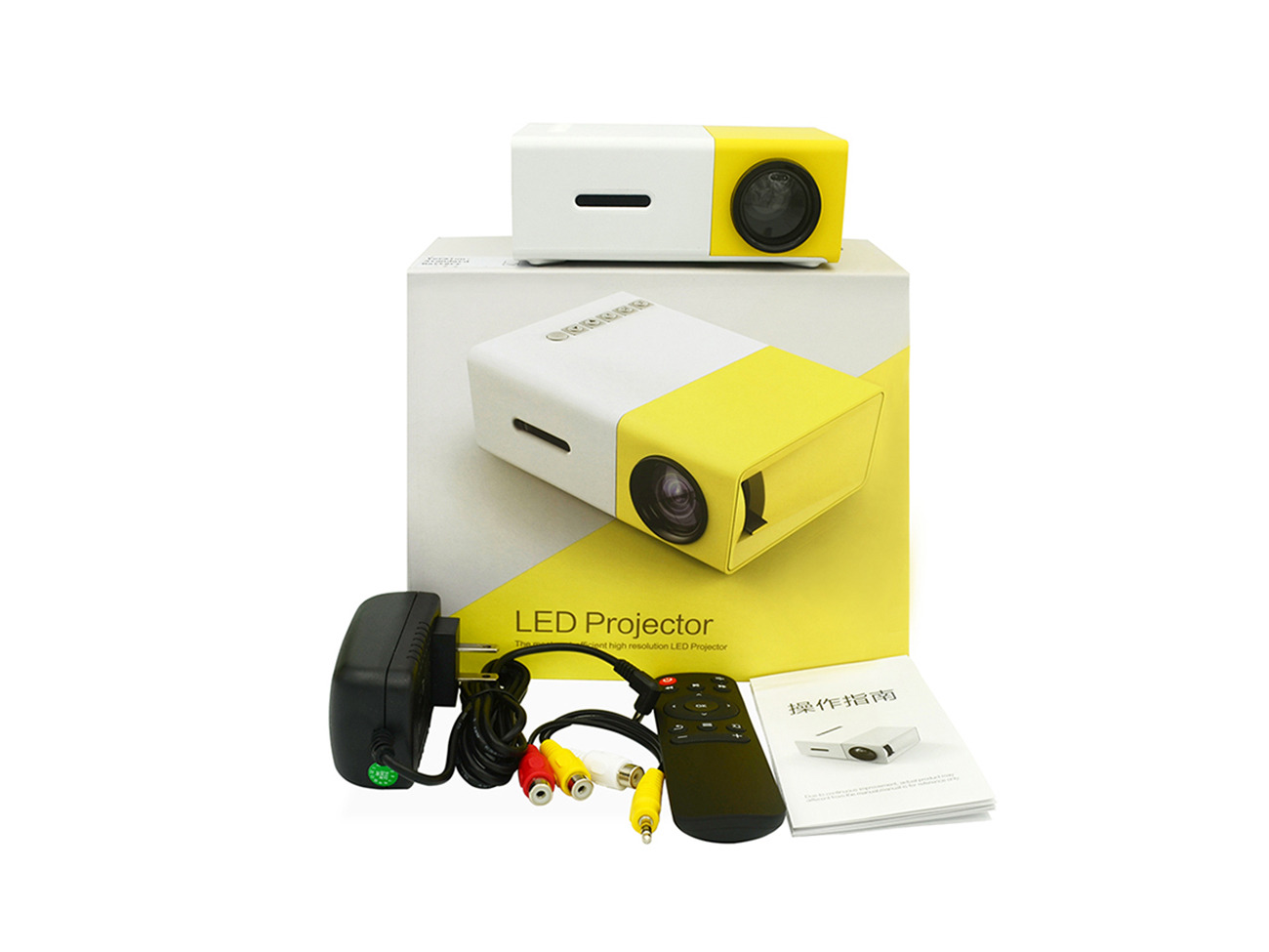 Mini portable led projector hd 1080p 