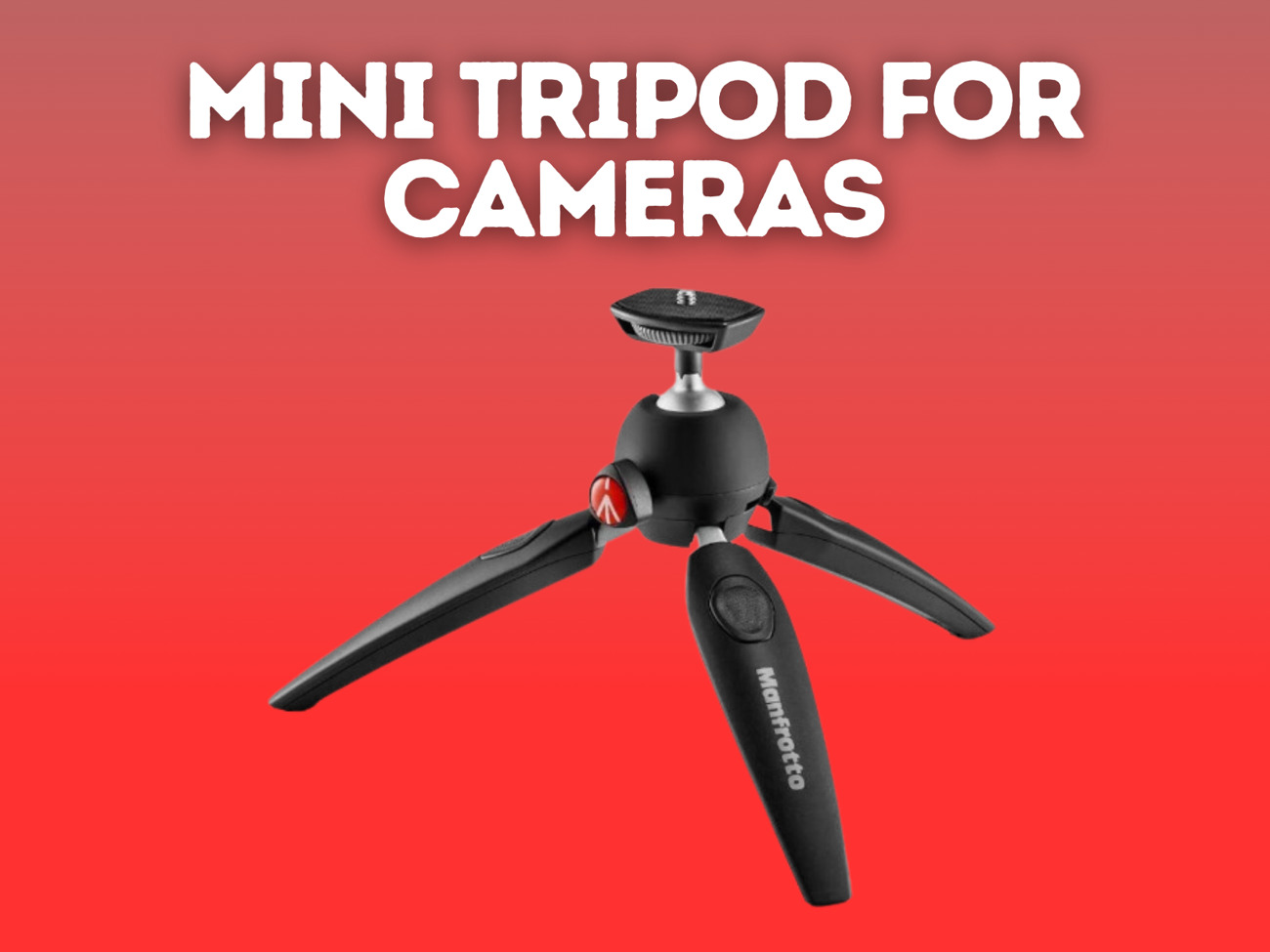 Mini tripod for cameras, dslr, manfrotto mtpixievo-bk