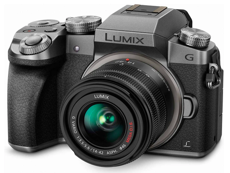 Mirrorless camera: panasonic lumix g7 (1080p to 4k)
