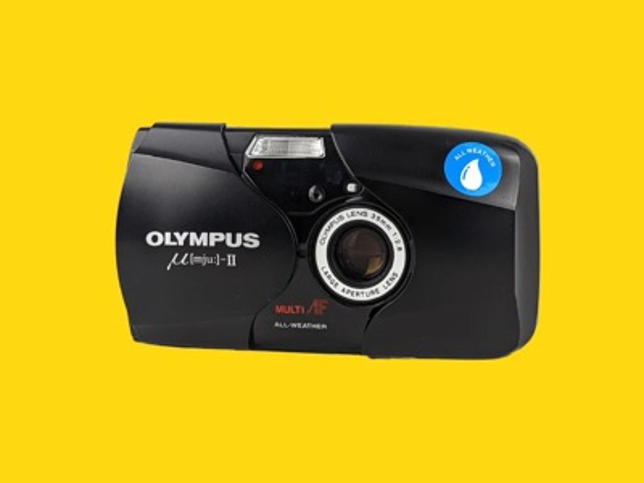 Olympus mju ii - 35mm compact film camera point and shoot