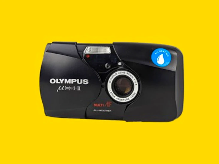 Olympus mju ii - 35mm compact film camera point and shoot