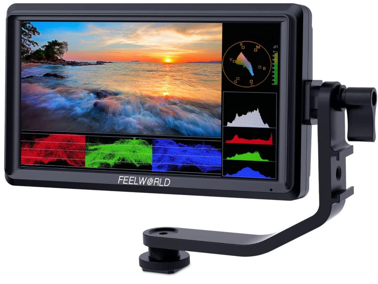 Monitor + 2x battery pack (feelworld monitor + np batteries)