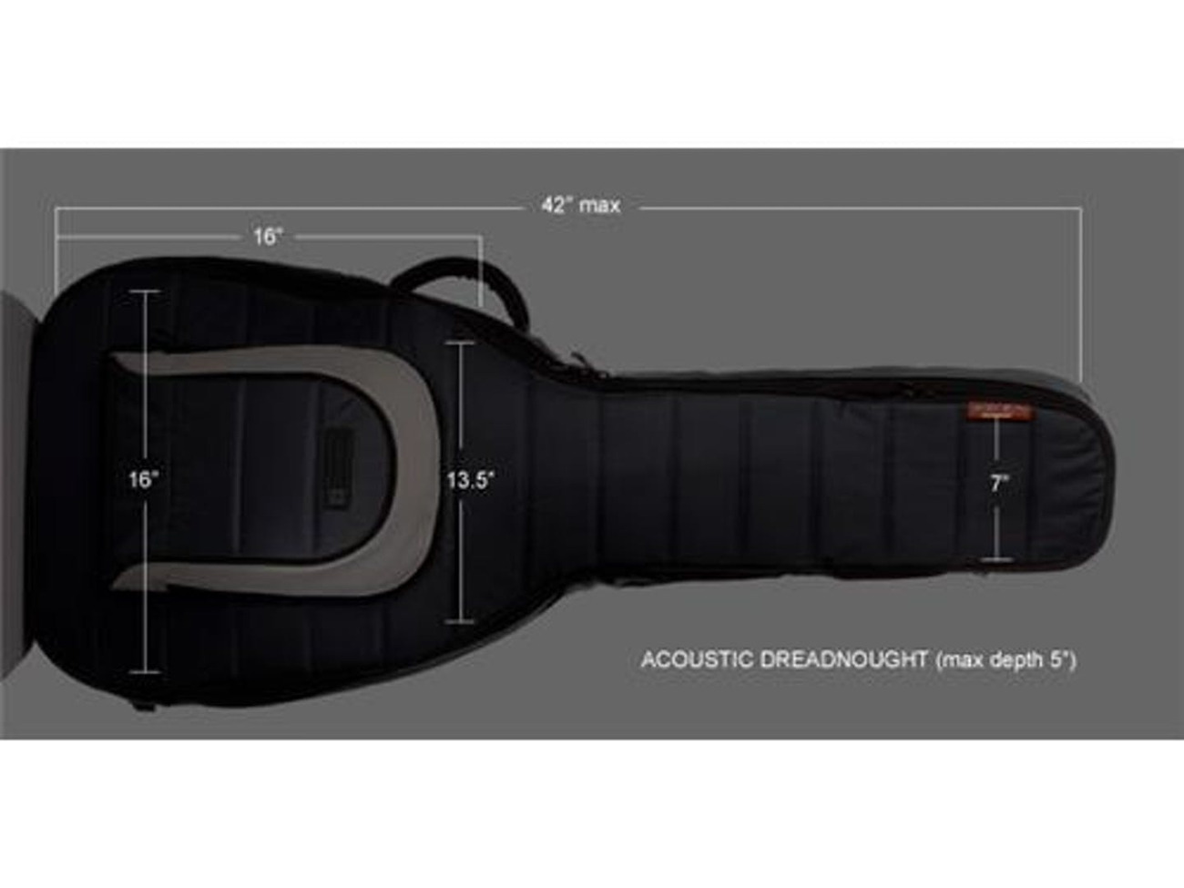 Mono m80-ad acoustic guitar gig bag (dreadnought) black