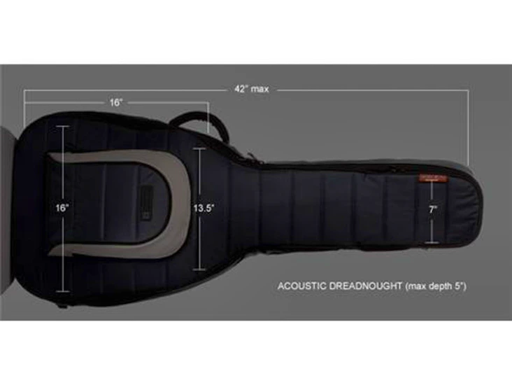 Mono m80-ad acoustic guitar gig bag (dreadnought) black