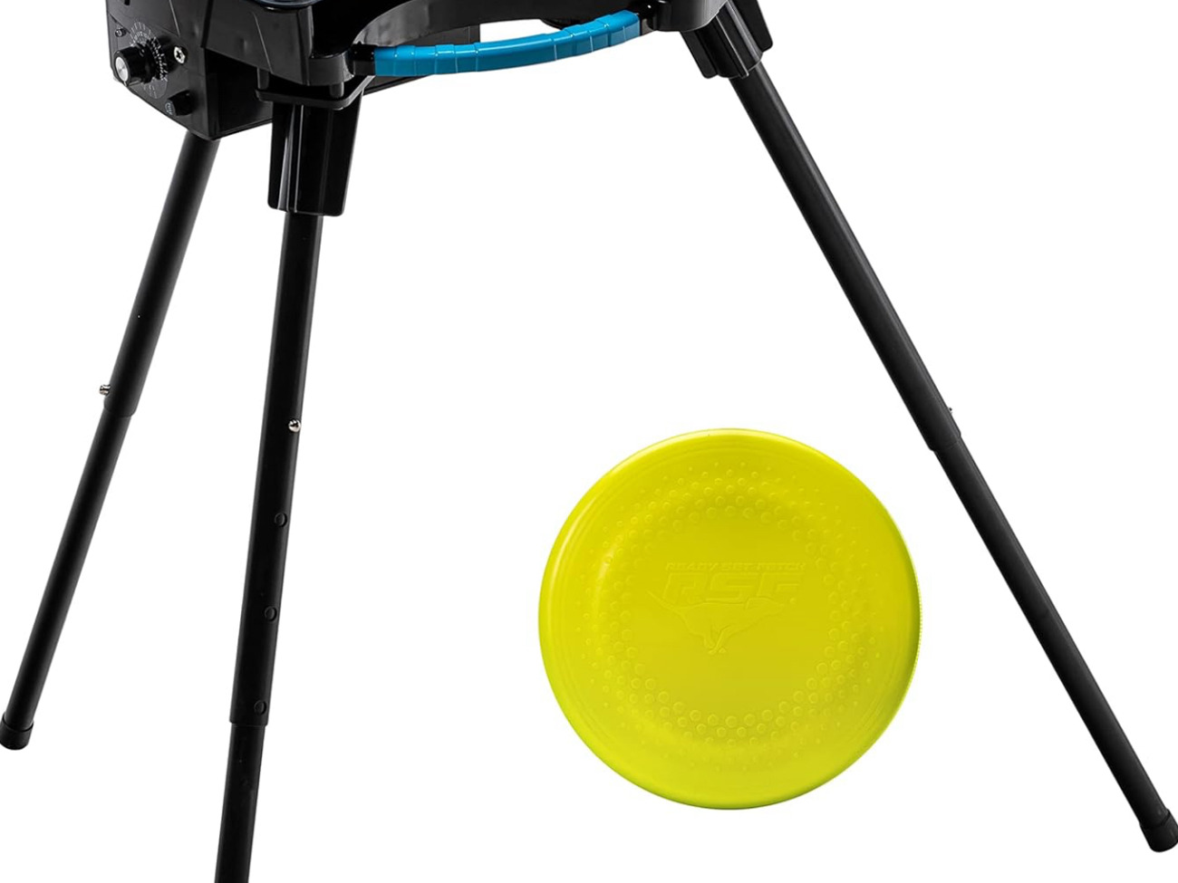 Motorized flying disc tosser for fetch w/ dogs