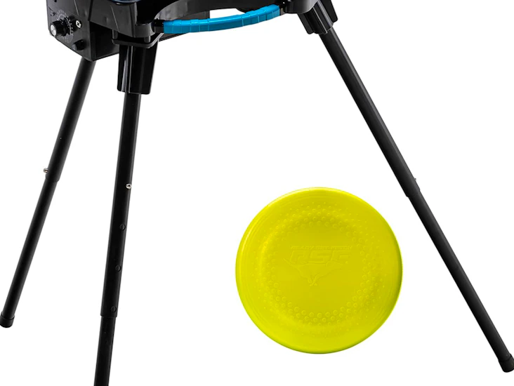 Motorized flying disc tosser for fetch w/ dogs