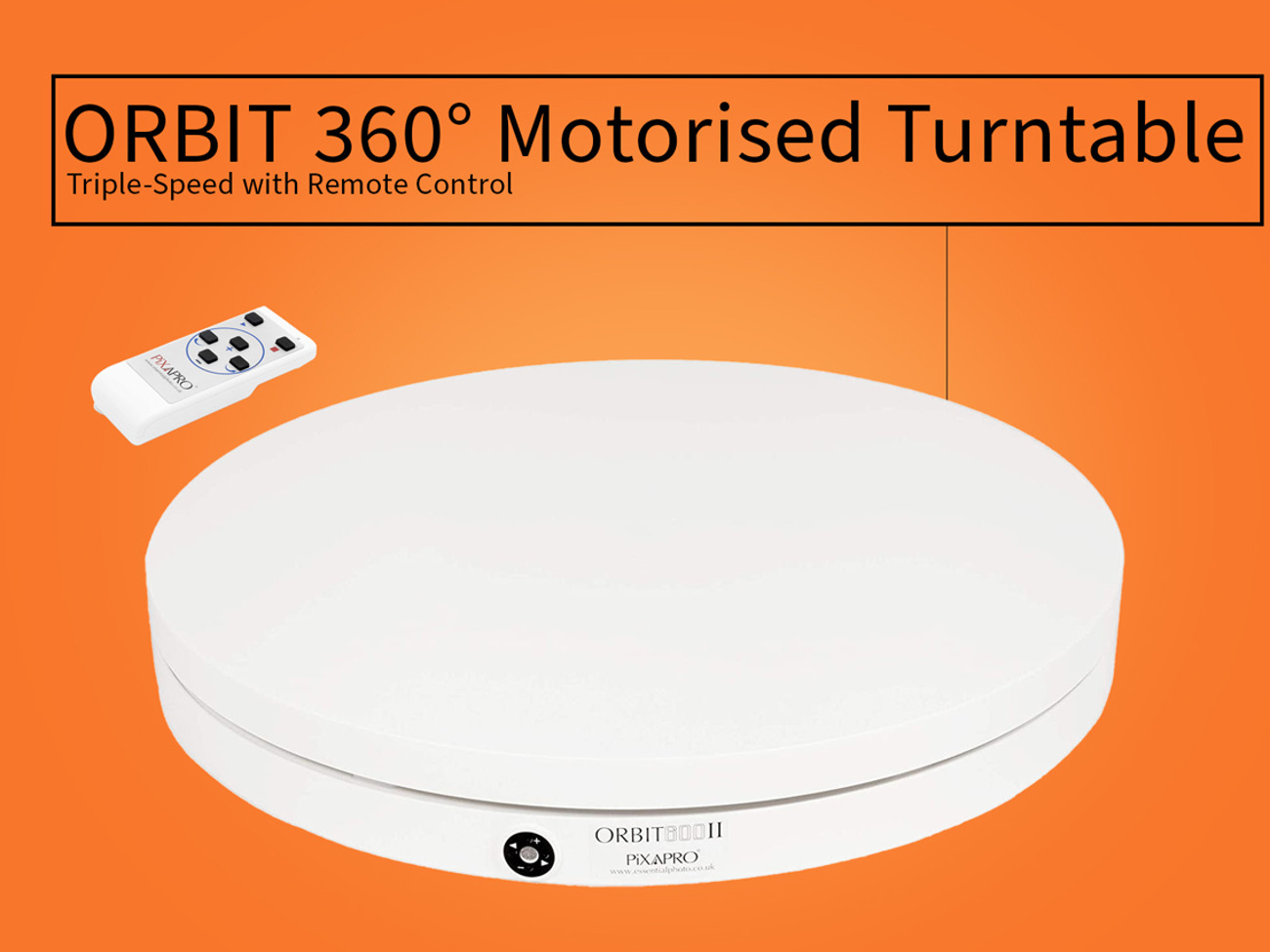  turntable, lazy susan, product photography 360 (motorised)