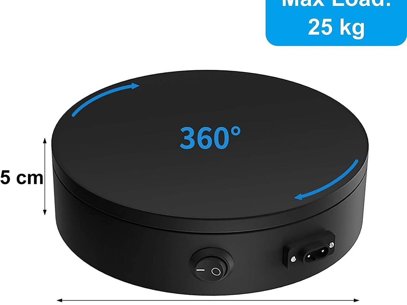 Motorized turntable studio photography 360 electric rotating