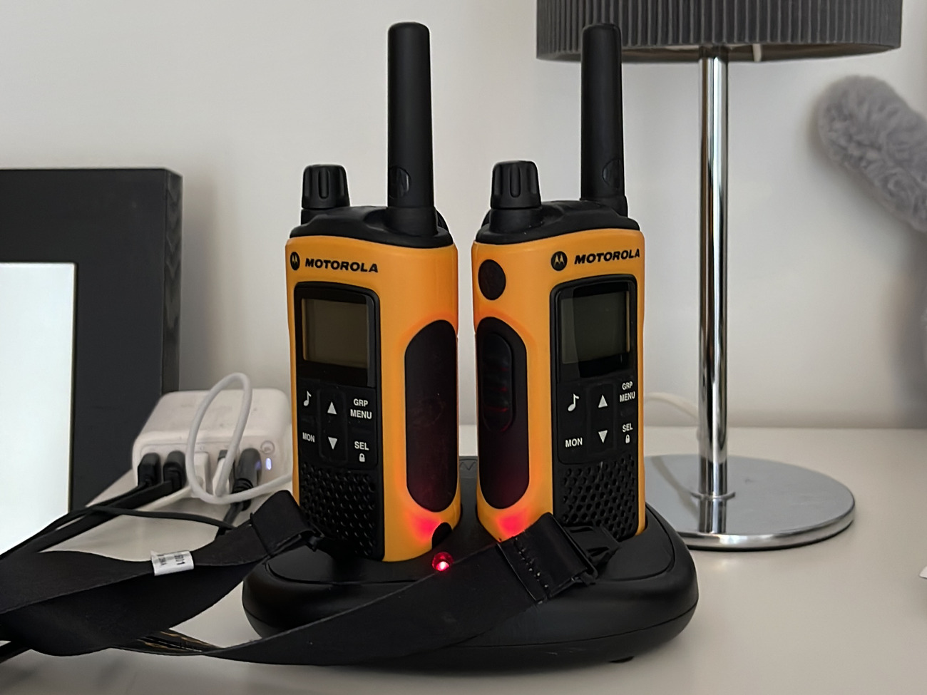 Motorola two-way radio x2