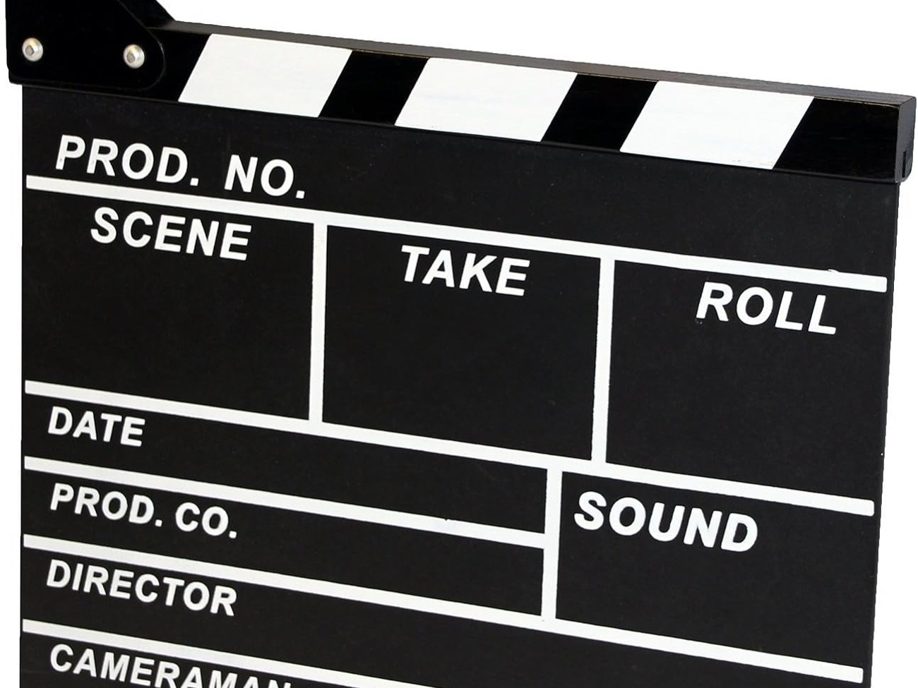 Movie clapper board
