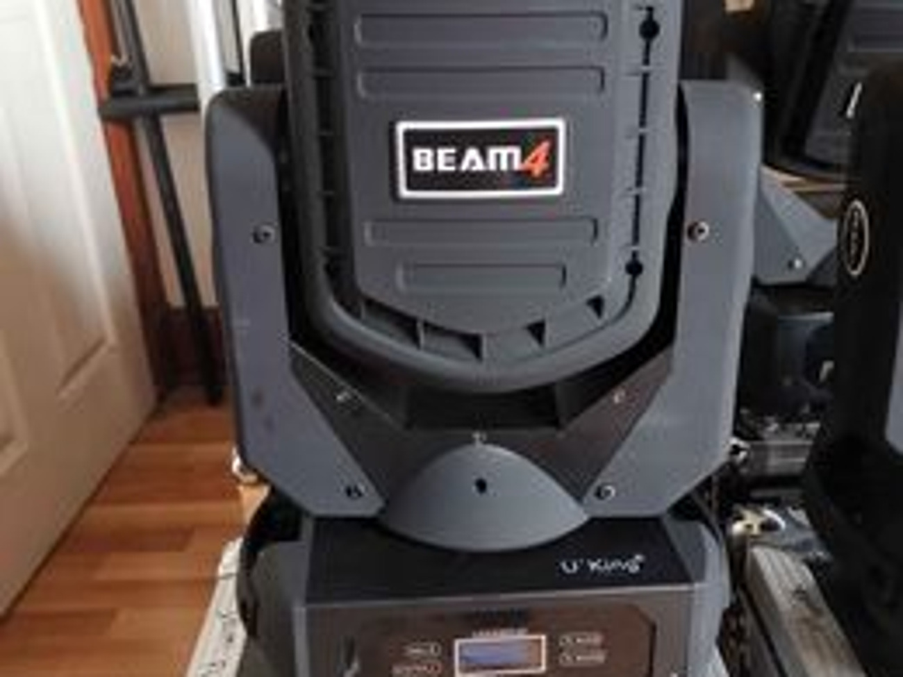 Moving head 100w beam4 (4x25w) pair in flightcases