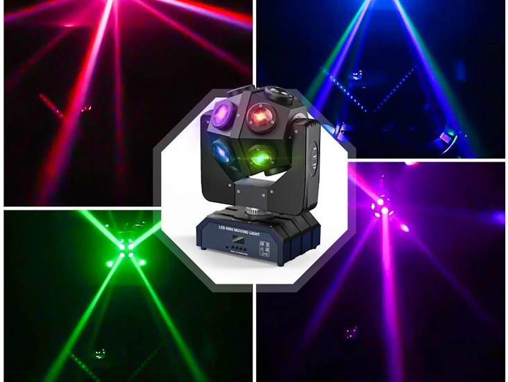 Moving head 12 led rotating beam stage light dj disco party