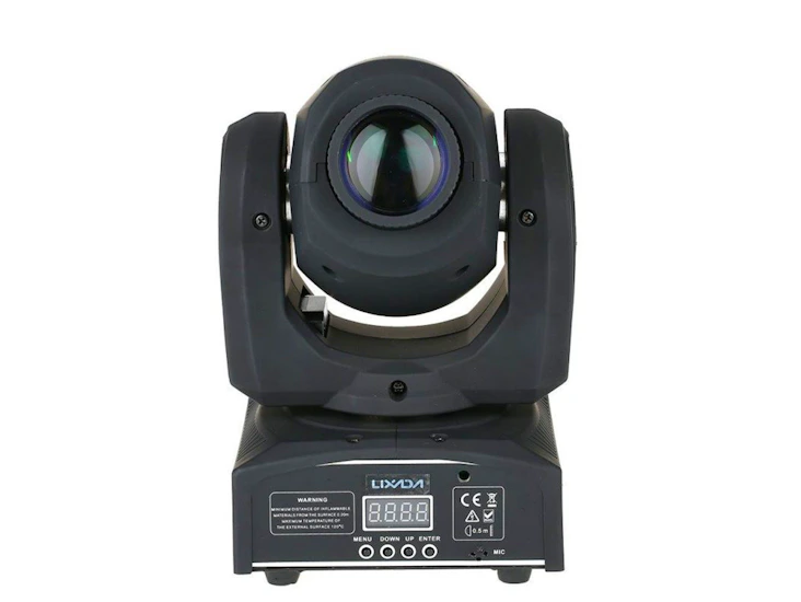 Moving head rgbw 30w led spot - 8 built in gobos
