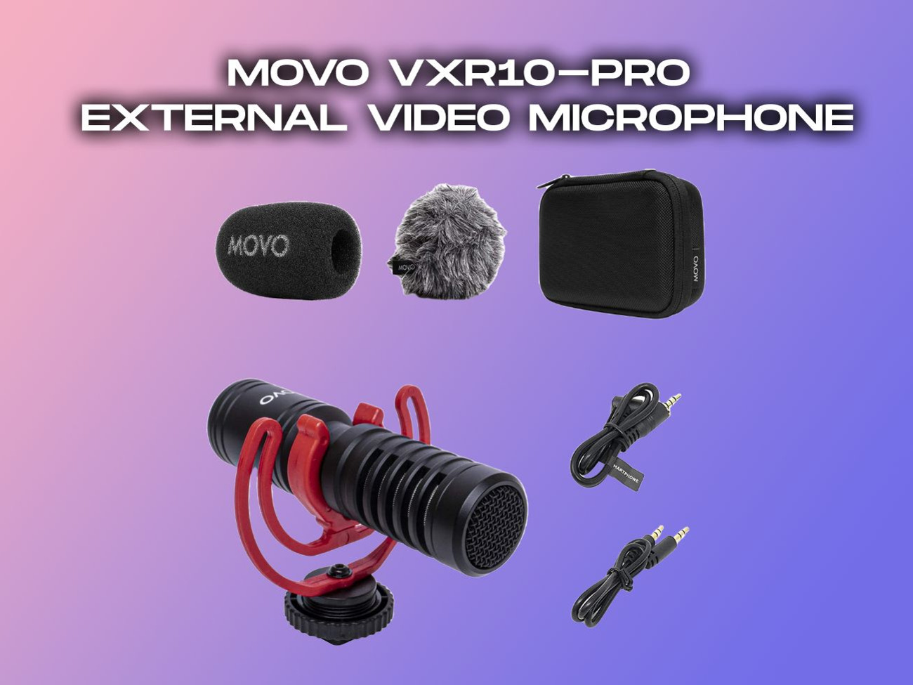 Movo vxr10-pro external video microphone