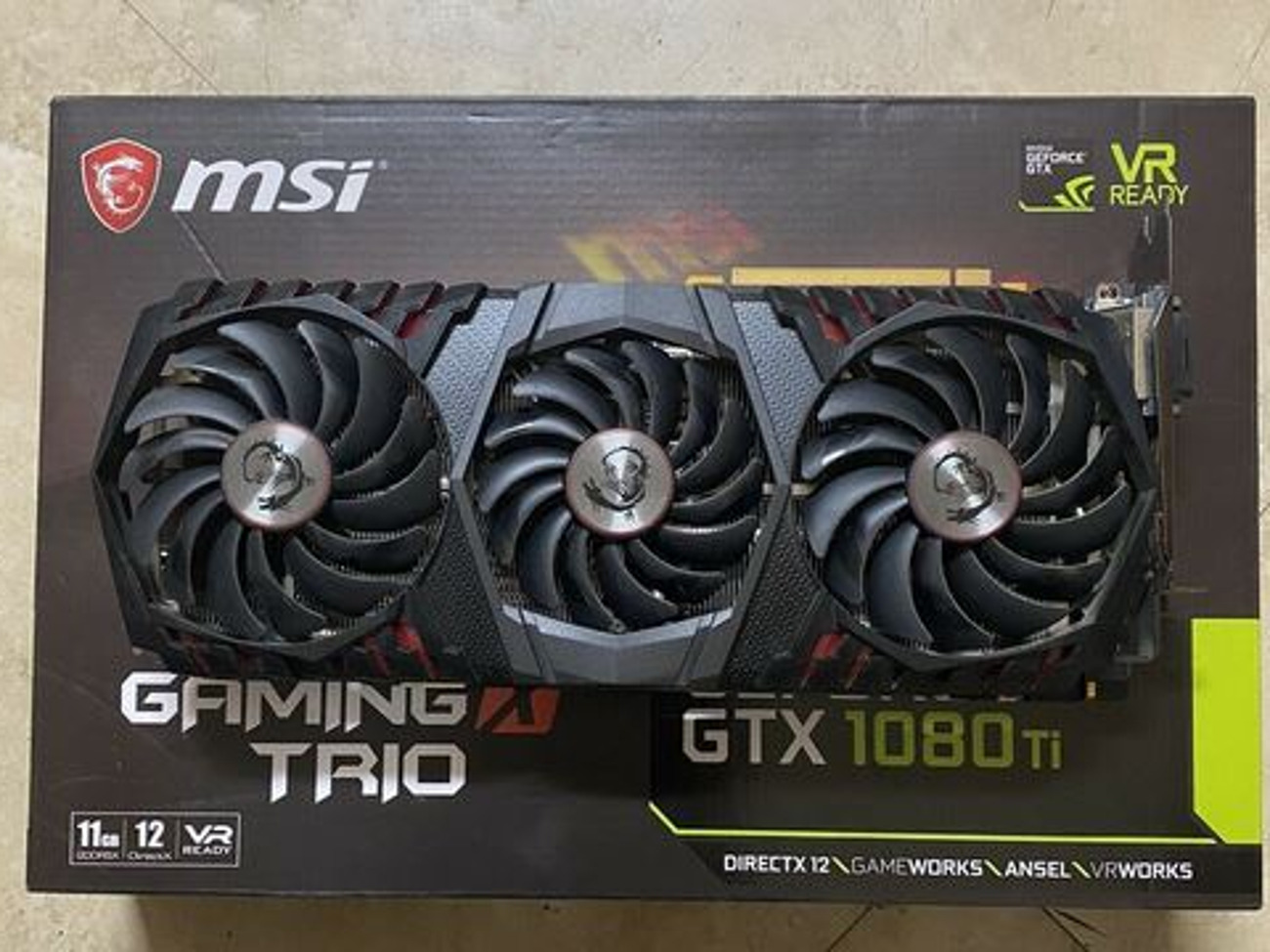 MSI GeForce GTX1080Ti やさい GAMING X 11GB 動作OK