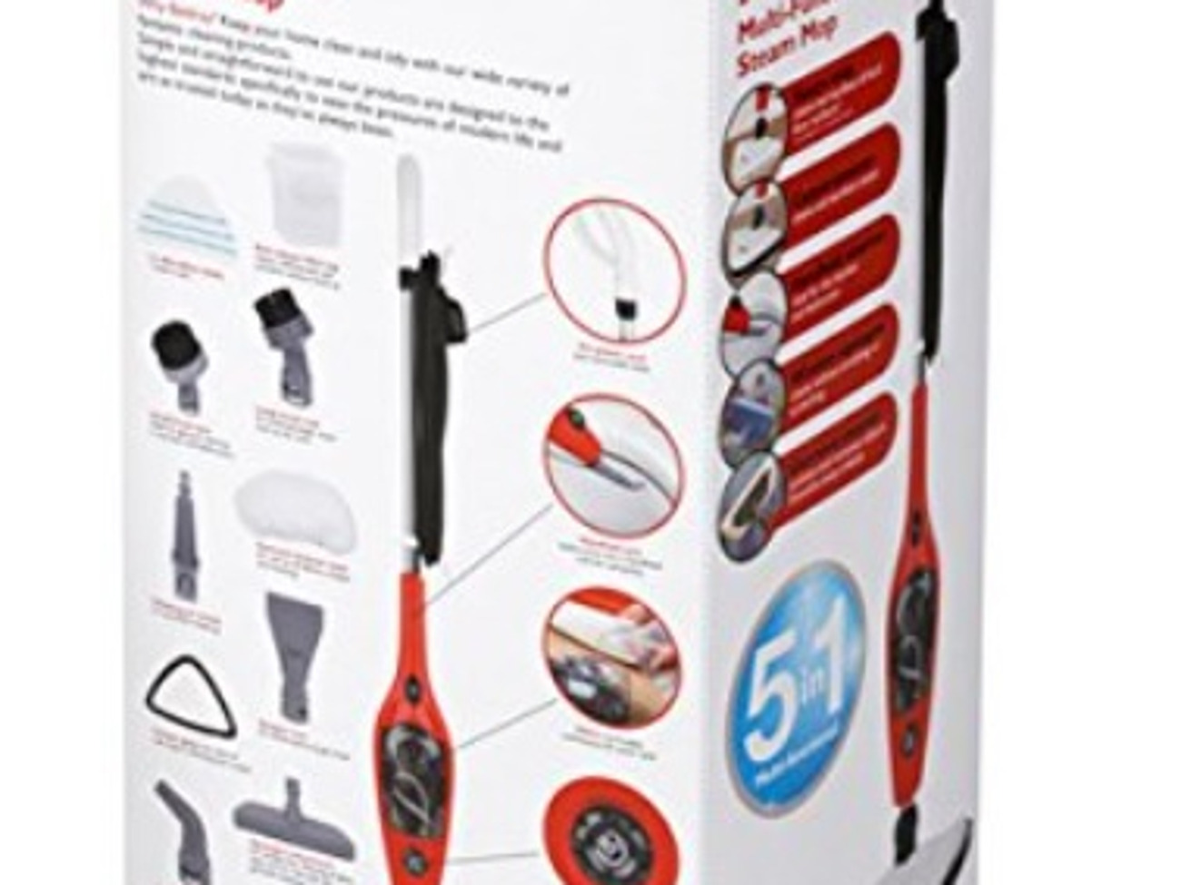 Multi-functional steam mop 