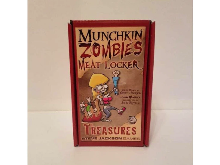 Munchkin zombies meatlocker, treasures - board game