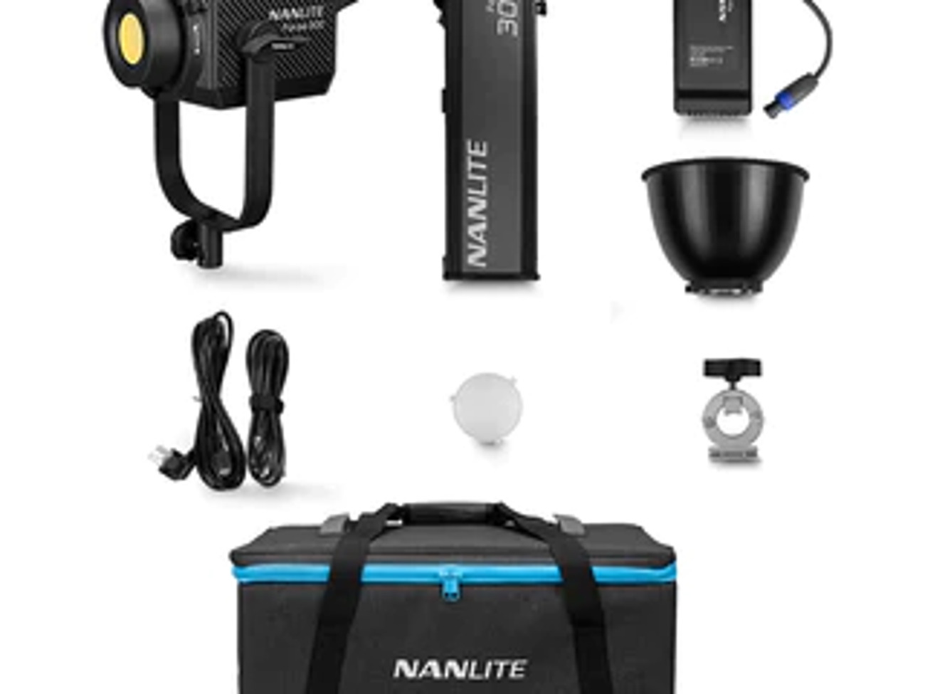 2x nanlite 60b + stands, softboxes, projector lighting kit