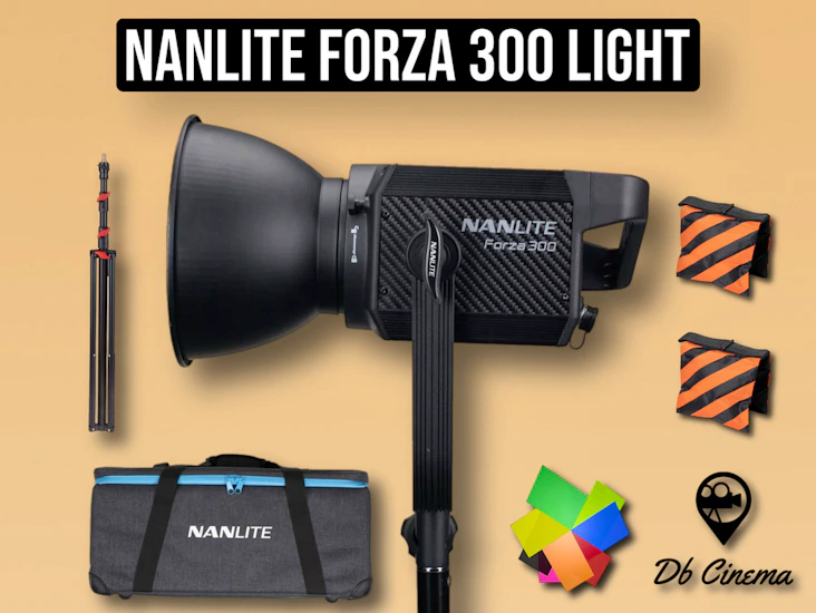 Nanlite forza 300 lighting kit + stand + gels (aputure 300d) aputure 300d ii fx led light