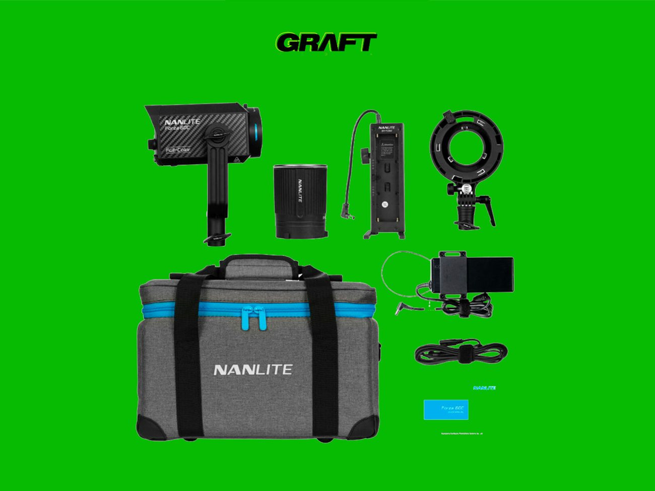 Nanlite forza 60c rgblac led spotlight (like aputure)