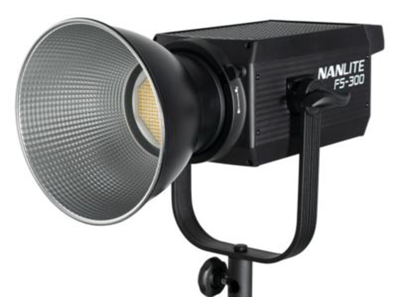 Nanlite fs-300 with umbrella and stand 