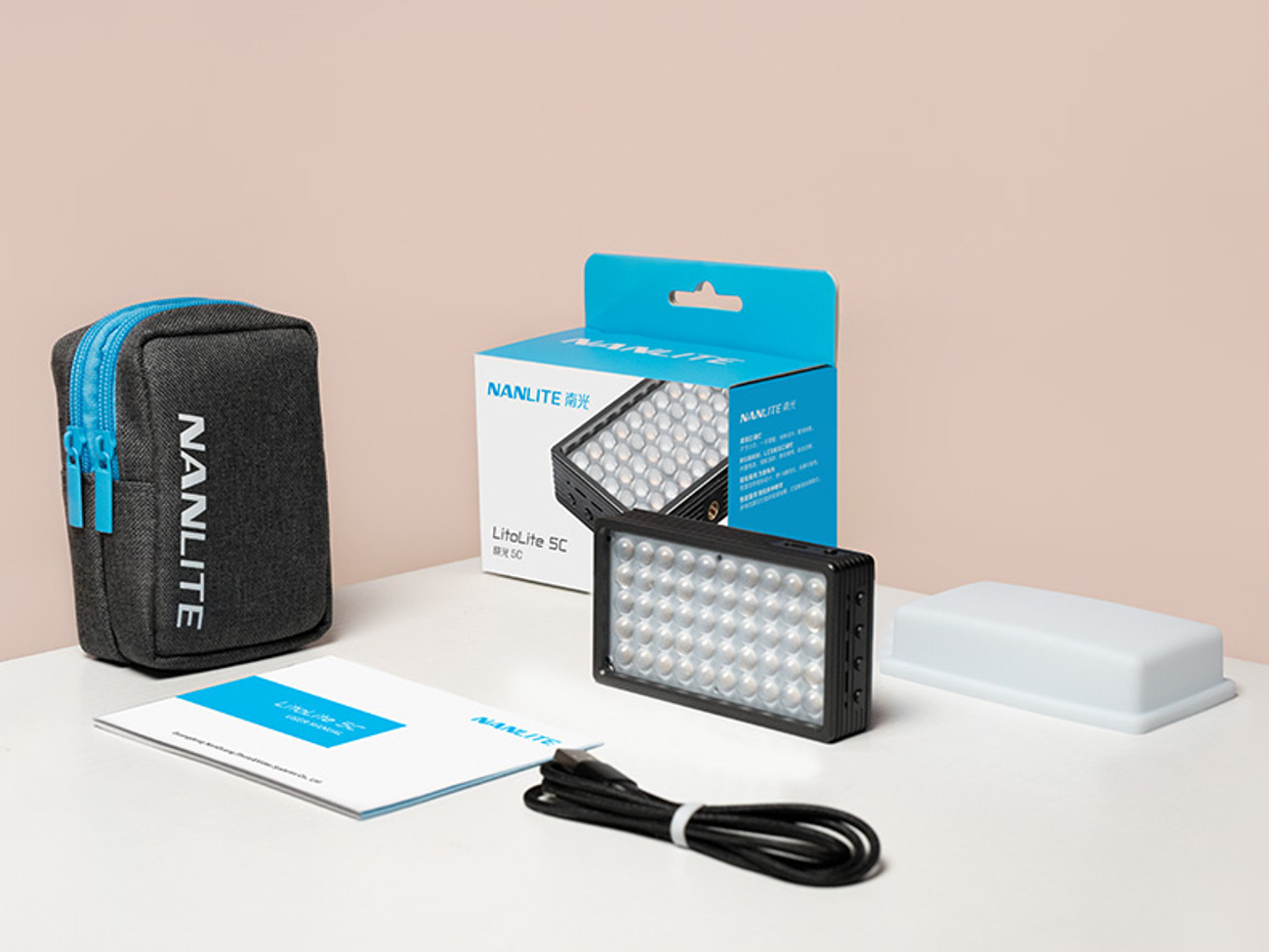 Nanlite litolite 5c mini panel light (rgbww)