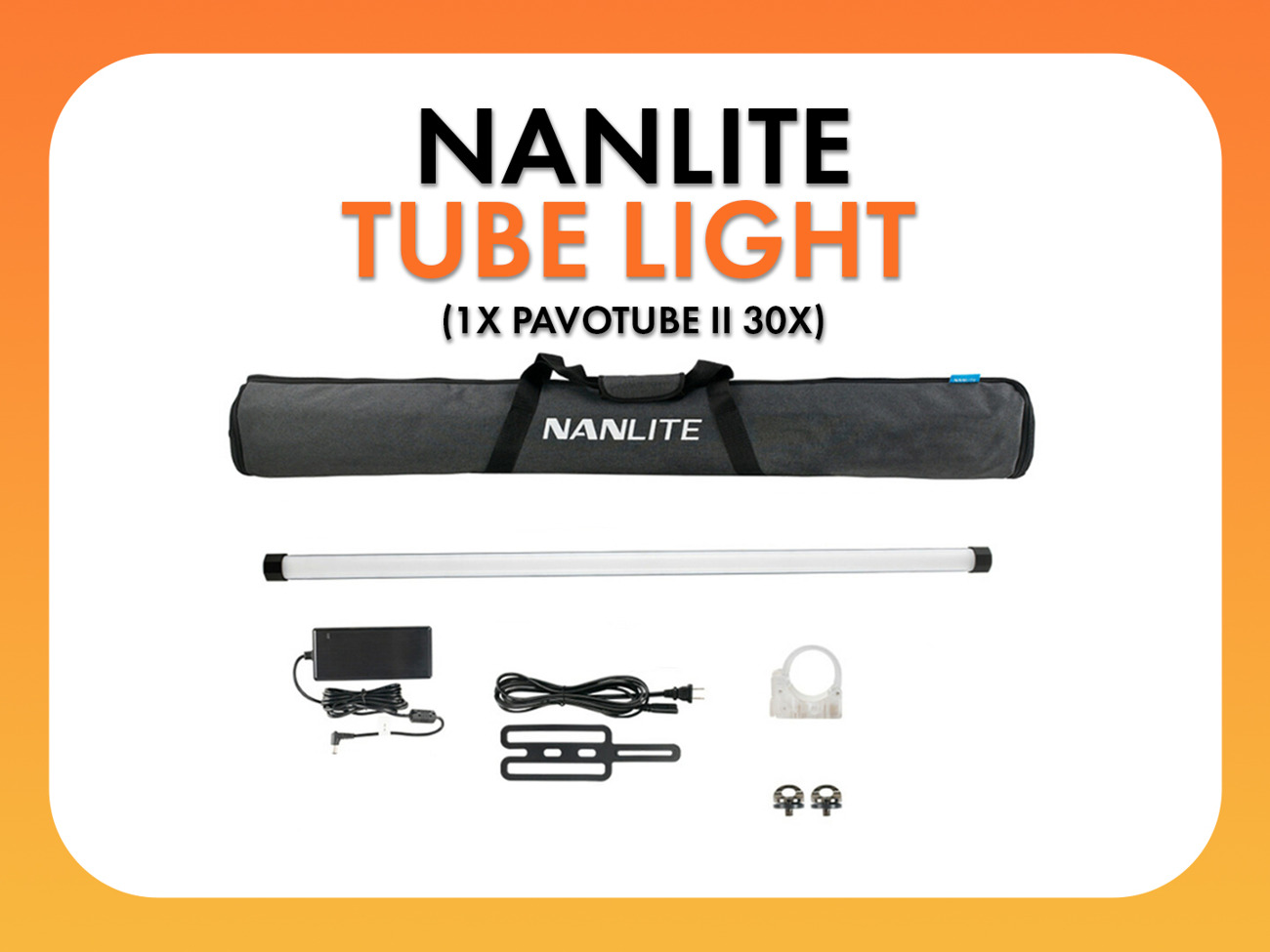 Nanlite pavotube ii 30x 1kit rgbww tubelight