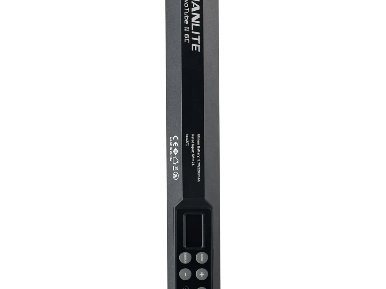 Nanlite pavotube ii 6c rgbww led tube light with manfrotto 001b stand