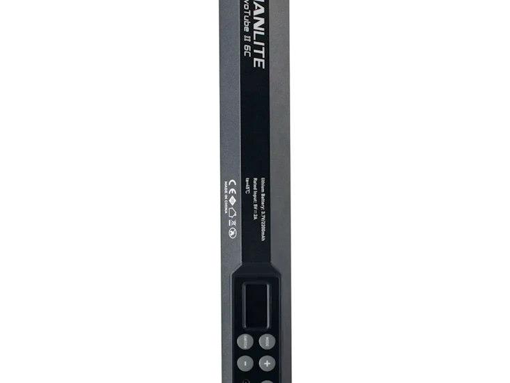 Nanlite pavotube ii 6c rgbww led tube light with manfrotto 001b stand