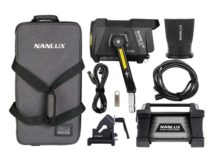 Nanlux 1200b (bi-colour) /w case and 45degree dish