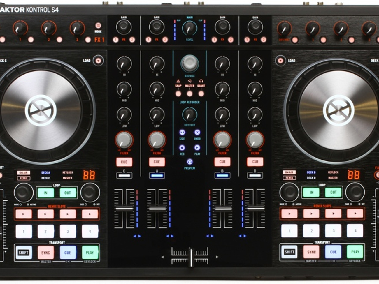 Native instruments kontrol s4 traktor dj controller